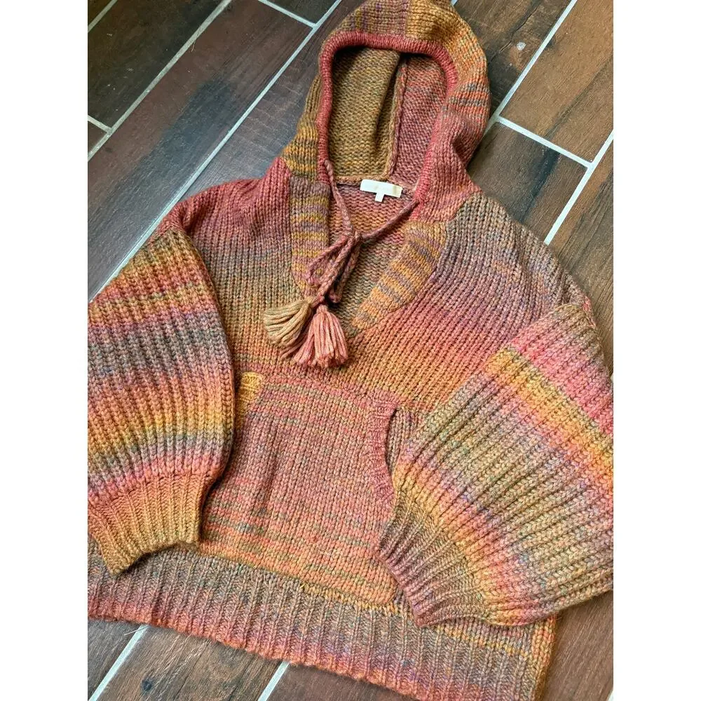 LoveShackFancy Remington Alpaca Pullover Bell Sleeve, XS/S $620 - Picture 6 of 9
